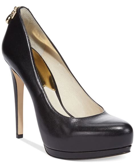 michael michael kors shoes hamilton pumps|michael kors heel pumps.